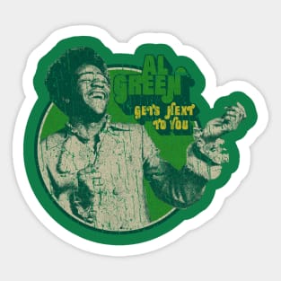 RETRO STYLE - AL GREEN MUSIC Sticker